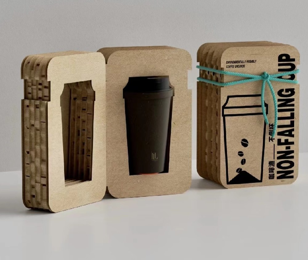 Environmentally friendly honeycomb corrugated packaging box