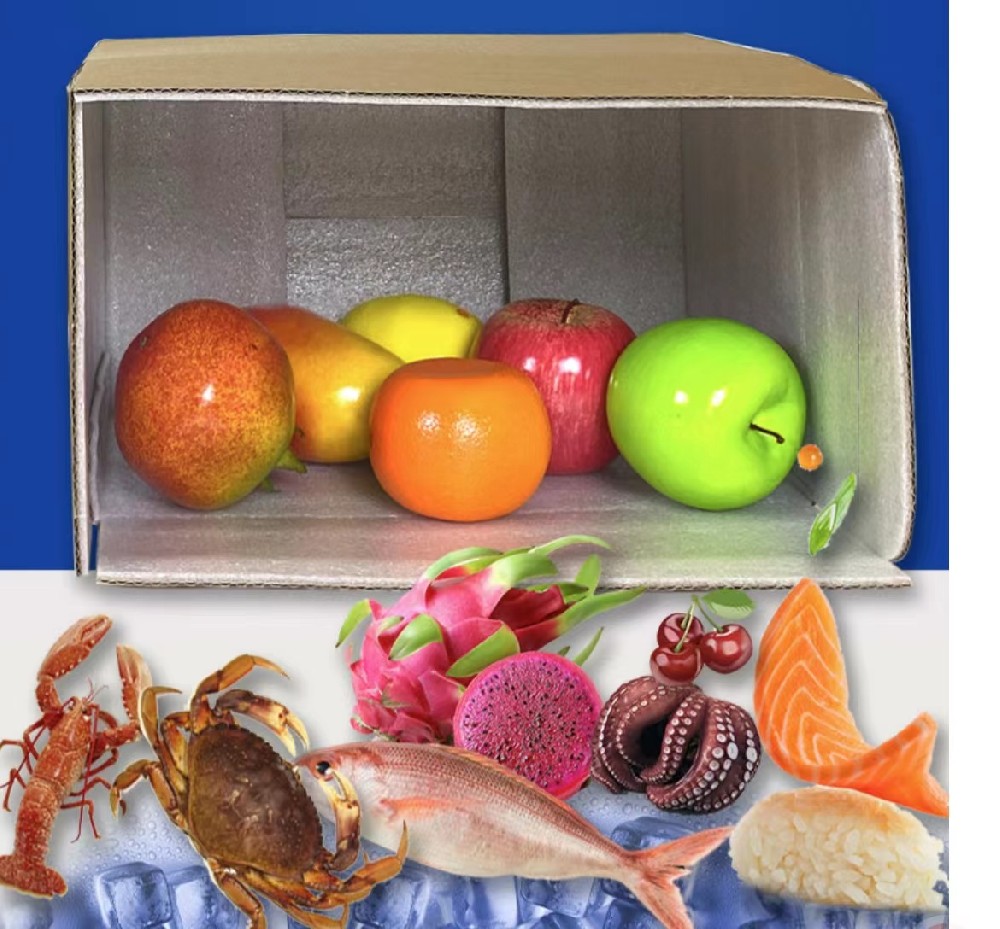 Premium Waterproof Cold Chain Boxes for Frozen Fish Packaging