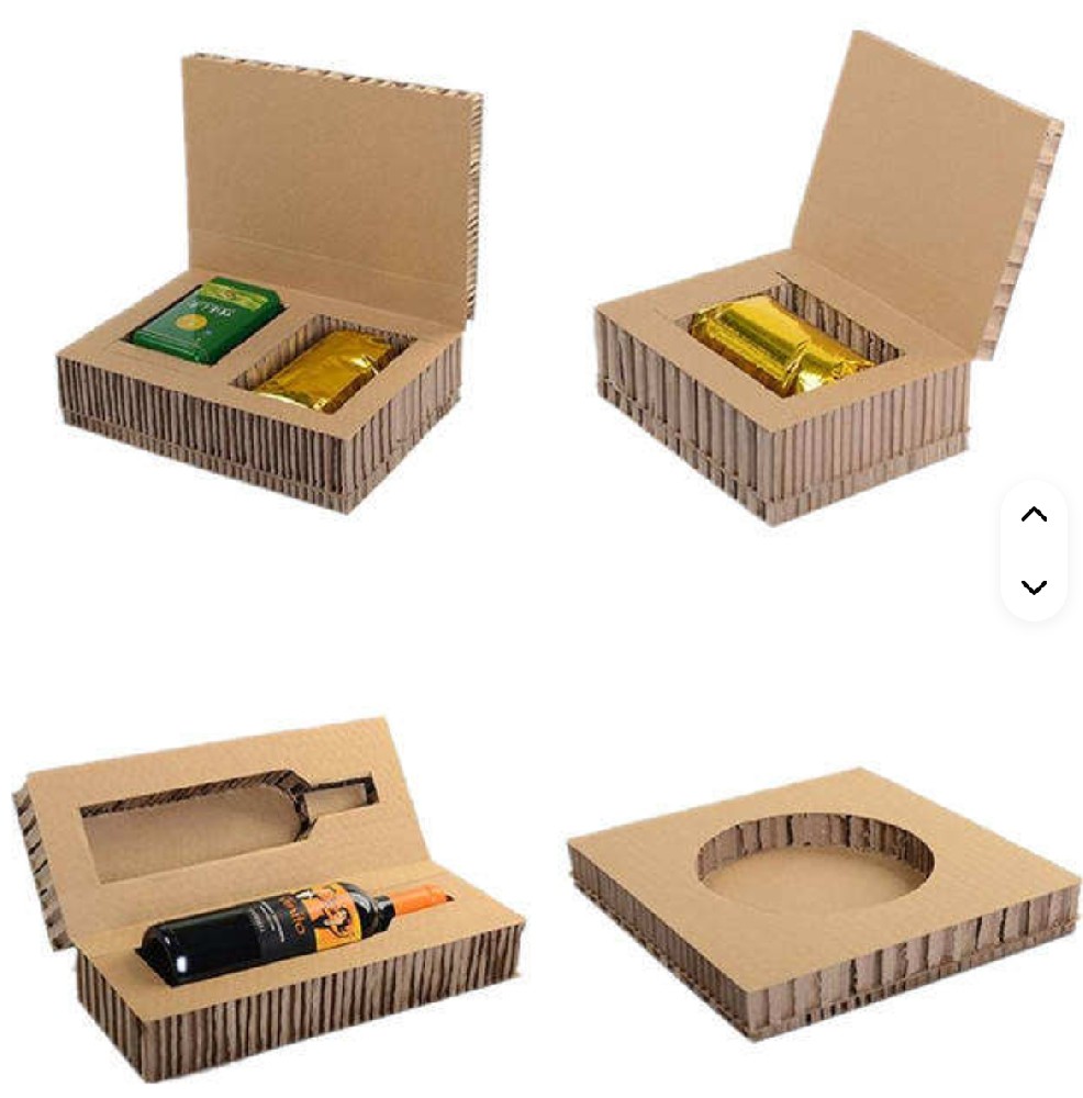 Environmentally friendly honeycomb corrugated packaging box